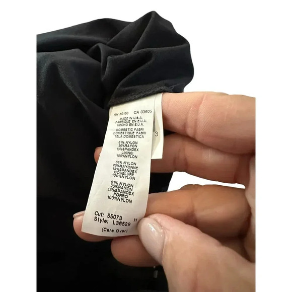 Affliction Black Distressed Back Cut-Outs Mesh Sweatshirt Size XL - Picture 5 of 10